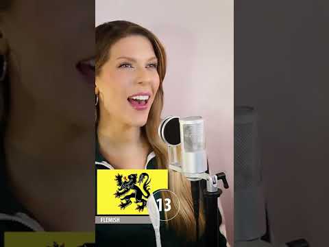 1 GIRL 17 LANGUAGES - MONEY / Part III (Multi-Language cover by Eline Vera) #SHORTS