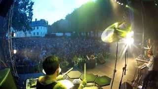 LARS VAULAR - SOLBRILLER PÅ drum cam BERGENFEST 14.06.14
