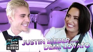 Demi Lovato & Justin Bieber Carpool Karaoke
