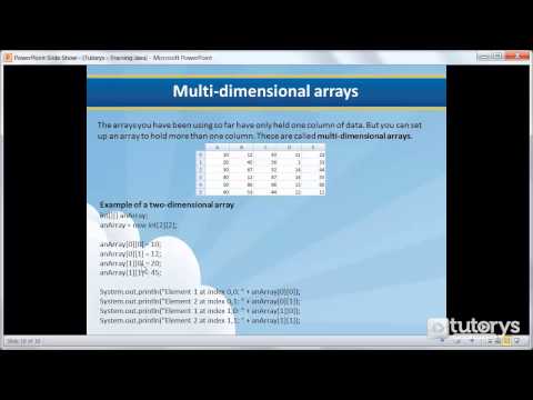Learn How to use multi dimensional arrays in Java - Mind Luster