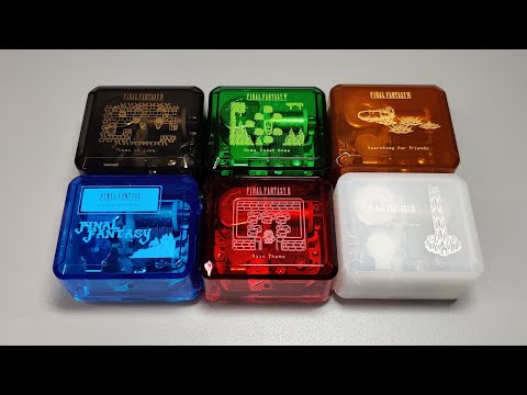 Final Fantasy I II III IV V VI (1-6) Music Boxes