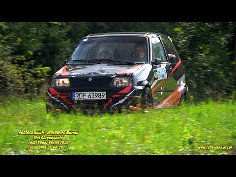 POCIASK Kamil / WOŁOWIEC Marcin - Fiat Cinquecento - Letni Super Sprint 2022Szymbark 28-08-2022