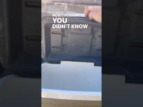 I guarantee you didn’t know your cooler had this…#lifehack #cooler #didyouknow #diy #igloo #review