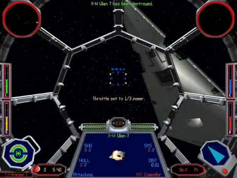 Lets play X-Wing Vs Tie Fighter - Imperial Mission 3 - Destroy Rebel Convoy