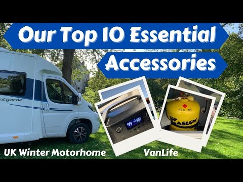 Our 2023 Top 10 Essential Motorhome Accessories to make VanLife easier and more enjoyable.