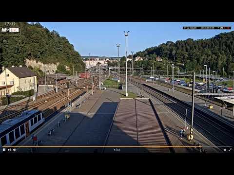 Staniční hlášení Ústí nad Orlicí - Zpoždění vlaku R 884 Slovácký expres, 20.9.2020