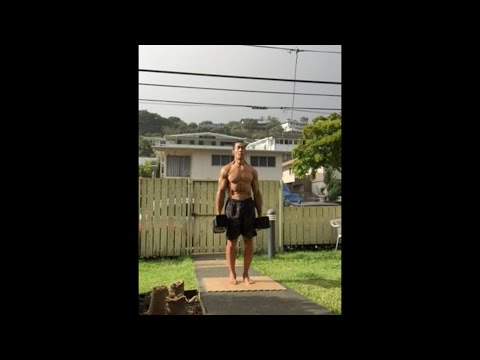 Day 48 Home Workout in Hawaii - Dumbbell Squats - June 27, 2020 4:58 pm