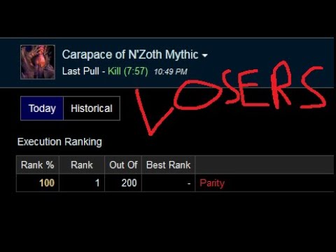 Parity vs Mythic Carapace of N'Zoth - Havoc Demon Hunter PoV (World Rank 1 Execution)