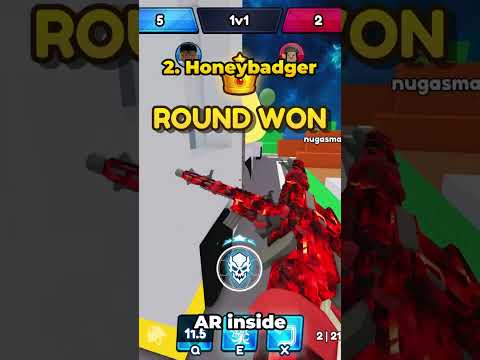 MY TOP 3 FAVORITE ROBLOX HYPERSHOT GUNS! #hypershot #rivals #robloxfyp