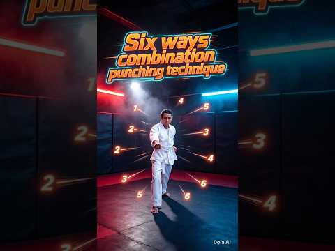 6-ways combination punching technique #martialarts #selfdefense #selfdefense #karate