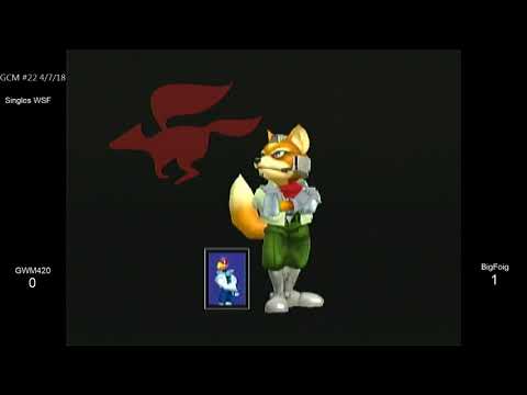GCM 22 SSBM - BigFoig (Falco) vs. GWM420 (Fox) - Melee WSF