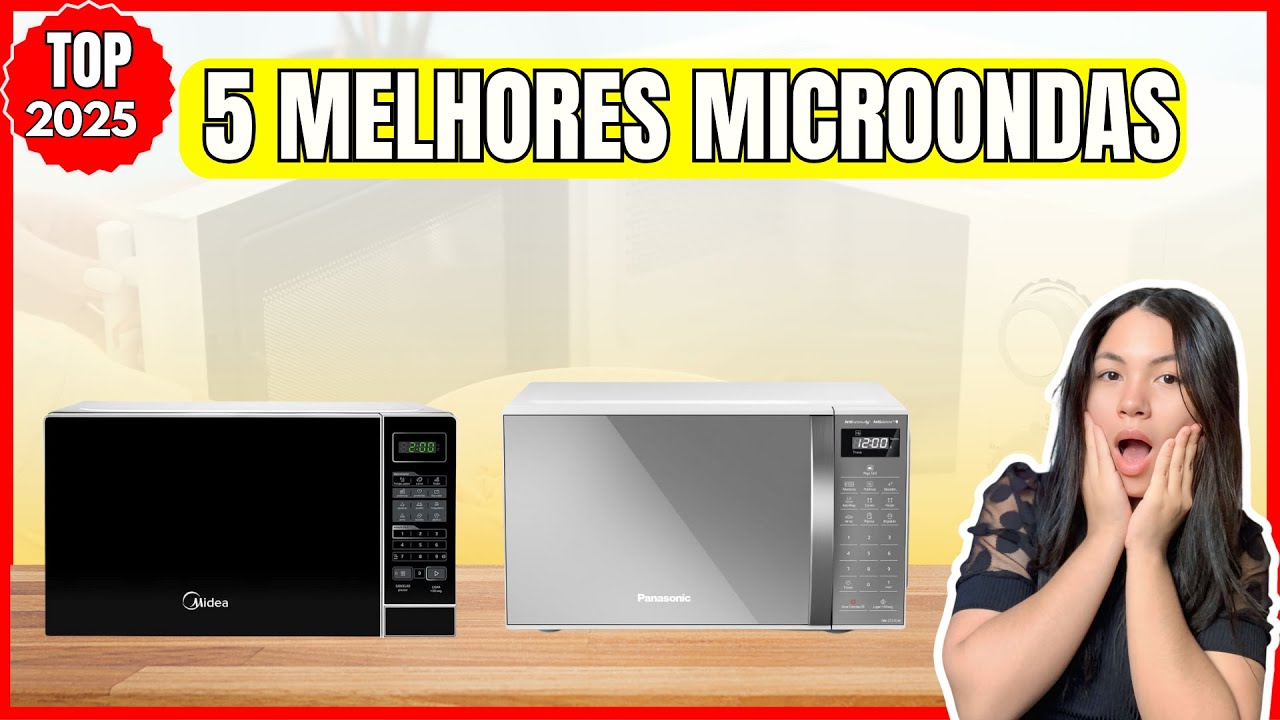 Os 5 Melhores Microondas de 2025! Bom e Barato! (BLACK FRIDAY)