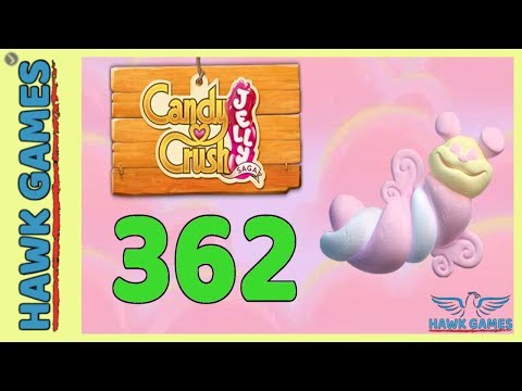Candy Crush Jelly Saga Level 362 (Puffler mode) - 3 Stars Walkthrough, No Boosters
