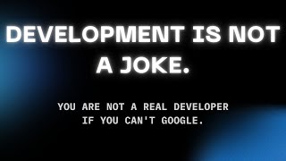 Do You Even DESERVE to Be a Developer?