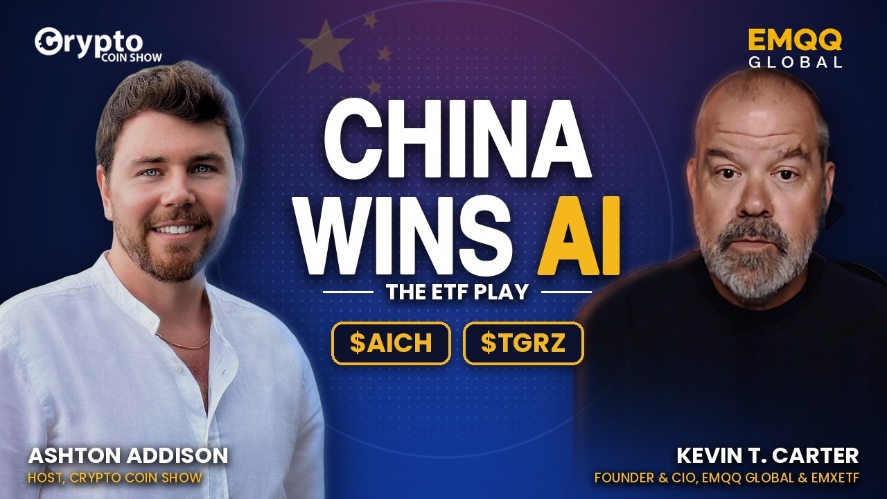 Kevin Carter says China is now favored to win the AI race outright — and he built two ETFs around