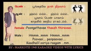 Download lagu Poongathavae Thal Thiravai/Nizhalgal/Markotis 1948 Karaoke V mp3 Download lagu Poongathavae Thal Thiravai/Nizhalgal/Markotis 1948 Karaoke V mp3