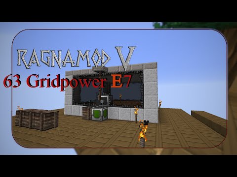 63 GridPower und Mobfarm mit Glass versehen 🌌 Ragnamod V #E7 (deutsch)
