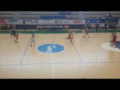 Tytöt 16 SM pronssiottelu.  Honka White - Pyrintö. erä 3