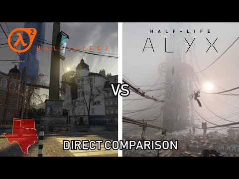 Half-Life 2 vs Half-Life Alyx Direct Comparison