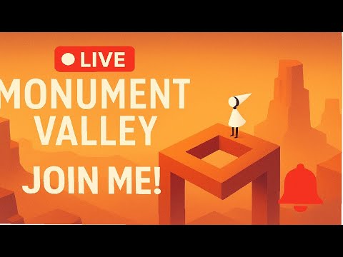 "Impossible Paths, Stunning Puzzles! Monument Valley LIVE 🔴 | STriKerZ- dX2 ☠️