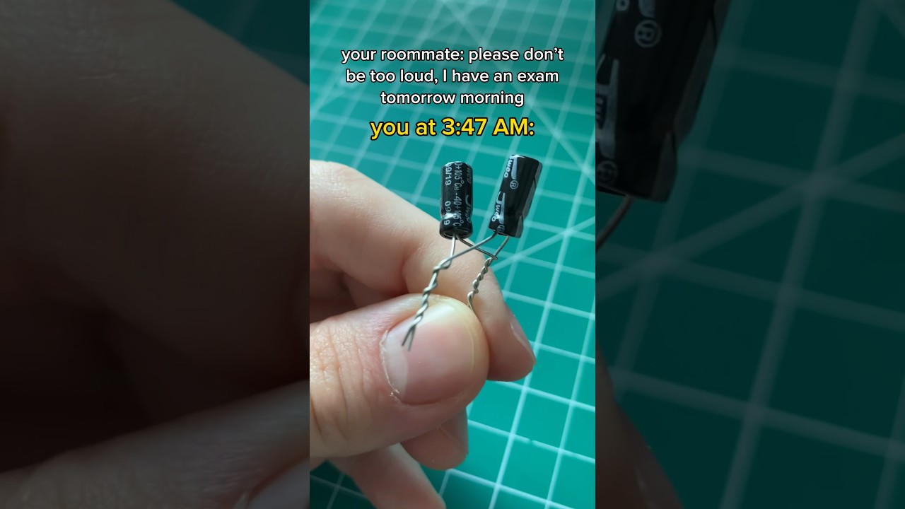 BLOWING UP Capacitors! #engineering #electronics #electricity