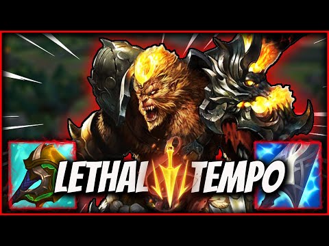 LETHAL TEMPO WUKONG with ON-HIT items has CRAZY POTENTIAL! | LoL Season 12 Wukong Top Lane