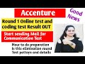 Accenture Round 1 Results Out Accenture Communication Test Mail How To Clear Communication Test