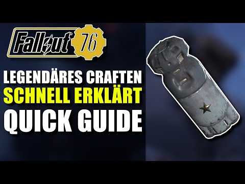 Legendäres Craften | So Geht Es | Fallout 76 Crafting Guide