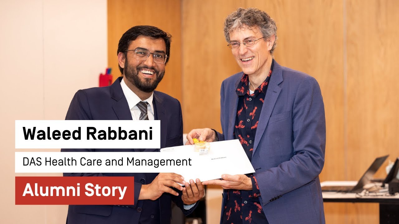 Waleed Rabbani, DAS Health Care and Management Alumnus