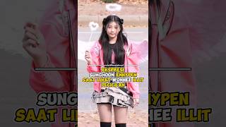 Ekspresi Sunghoon ENHYPEN saat lihat Wonhee ILLIT pecicilan #kpop #shorts