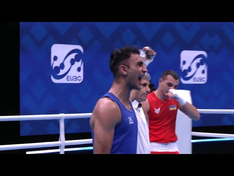 Semifinals  (71kg) ZAKHARIEIEV Yurii (UKR) vs  AKBAR Mohammed Harris (ENG) | EUBC 2022