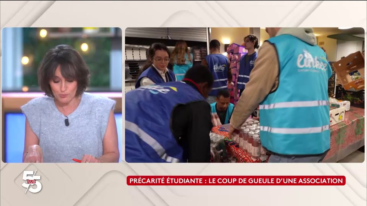 Précarité étudiante : le coup de gueule d’une association - Le 5/5 de d’Amandine Bégot