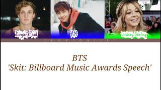 BTS &#39;Skit: Billboard Music Awards Speech&#39; Color Coded