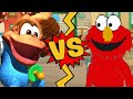 M U G E N Battles Kiddy Kong Vs Elmo Donkey Kong Vs Sesame Street