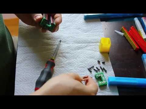 Taking apart a HIWIN HGH15CA linear guide rail carriage - bearing replacement and service part 1