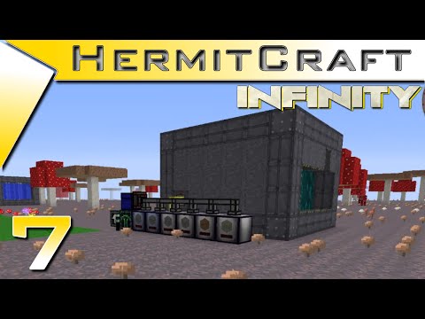 HermitCraft FTB Infinity ~ Ep 7 ~ Quarries & Reactors!