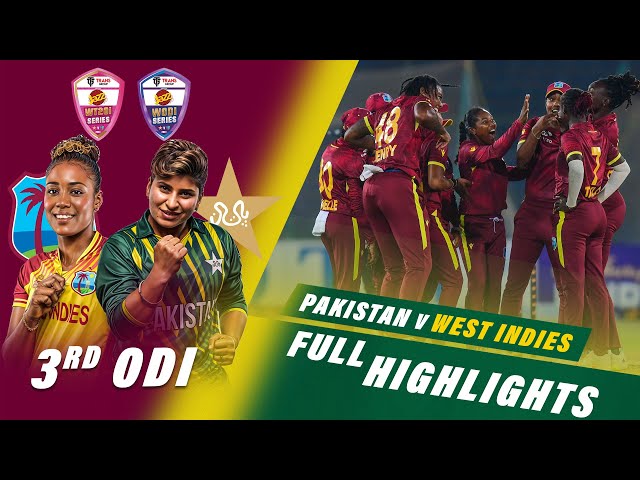 Full Highlights | Pakistan Women vs West Indies Women | 3rd ODI 2024 | PCB | M2F2U