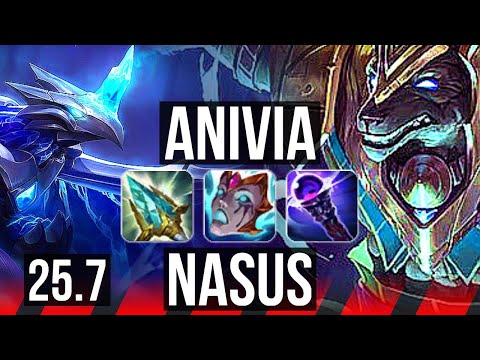 ANIVIA vs NASUS (TOP) | KR Diamond | 25.7