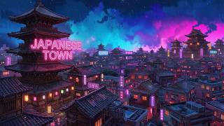 1980s & 90s Vibes 🪭 Japanese Town Ambience & Retro Lofi Hip Hop Beats 🌉 Nostalgic Lofi Rain Playlist