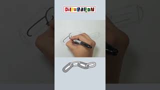 How to draw chains step by step | Easy drawing | Quick draw
