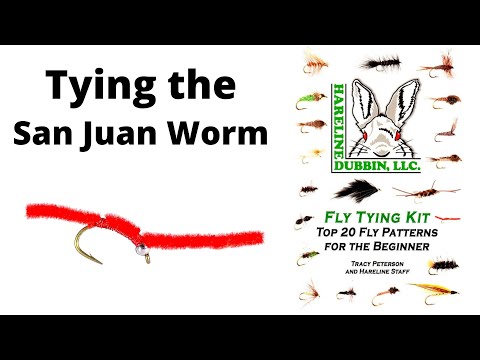 Fly Tying the San Juan Worm Fly - Hareline Fly Tying Kit