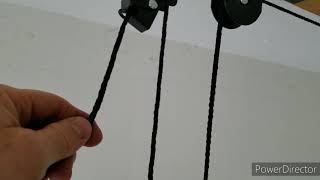 bicycle pulley lift system installation