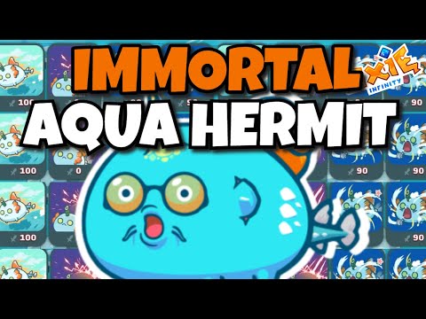 Top 13 Immortal Aqua Hermit! - 2909 MMR Off-season Gameplay | Axie Infinity