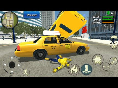 Flying Spider Hero Crime Gangster City Battle | Rope Superhero City - Android GamePlay