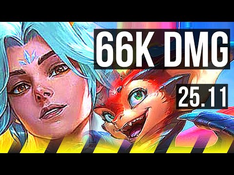EZREAL & Nautilus vs SMOLDER & Galio (ADC) | 66k DMG, Legendary | KR Challenger | 25.11