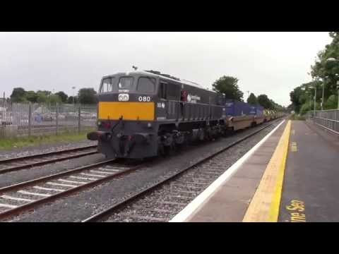 IE 071 Class loco 080 - DFDS Liner - Kildare - 27/6/16