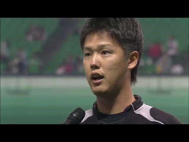 マリーンズ・阿部和成投手ヒーローインタビュー 5月6日 福岡ソフトバンクホークス 対 千葉ロッテマリーンズ