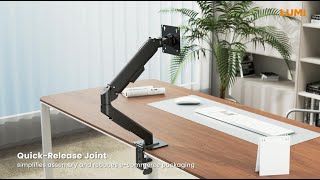 Affordable Counterbalance Monitor Arms | LDT113 & LDA113 Series | LUMI