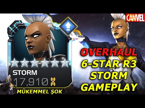 6-STAR R3 STORM (FIRTINA) BUFF GAMEPLAY | BÖYLE ŞOK HASARI YOK, ABYSS QUAKE'E BAKIN NAPIYOR ! - MCOC