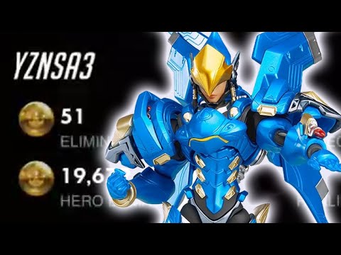 51 ELIMS! YZNSA INSANE NANO PHARAH GAMEPLAY OVERWATCH SEASON 27 TOP 500